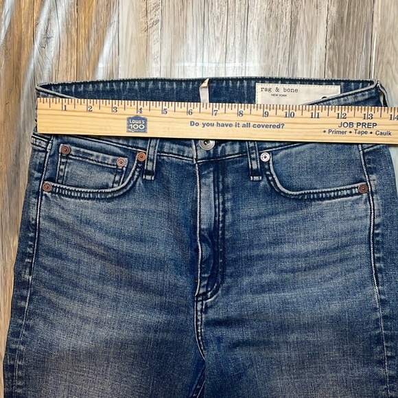 RAG & BONE Nina High Rise Ankle Skinny in Malibu Sz 26 Flexi Stretch - Picture 10 of 16
